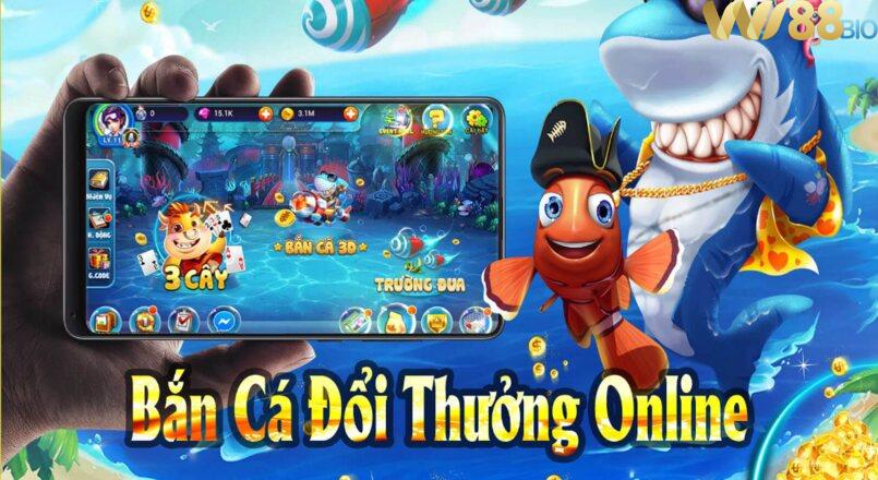 Bắn cá đổi thưởng hấp hẫn tại wi88