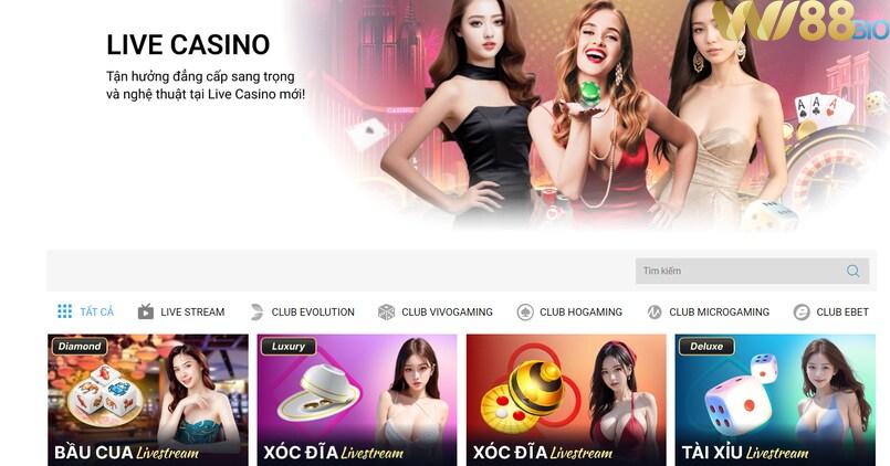 Vài nét cơ bản về casino Wi88