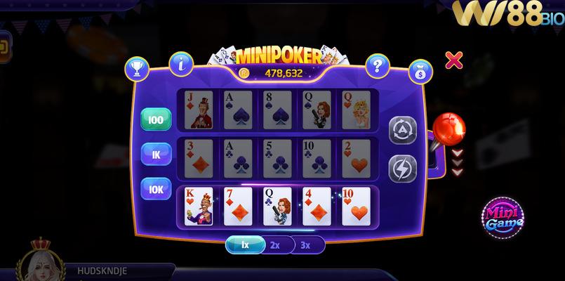 Game bài Poker wi88 hấp dẫn